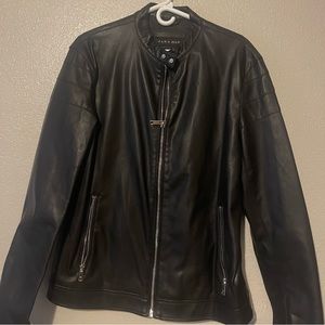ZARA men leather jacket